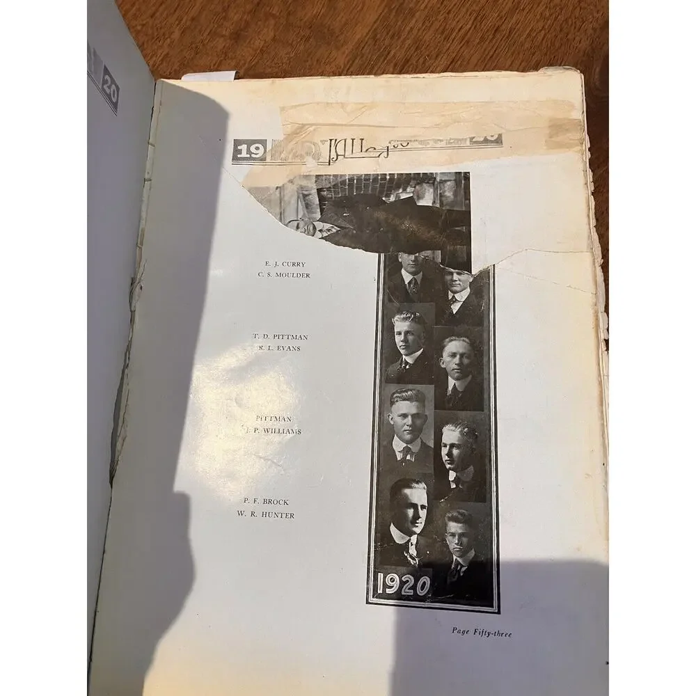Mississippi College Yearbook‎ Annual 1920 Antique L’Allegro